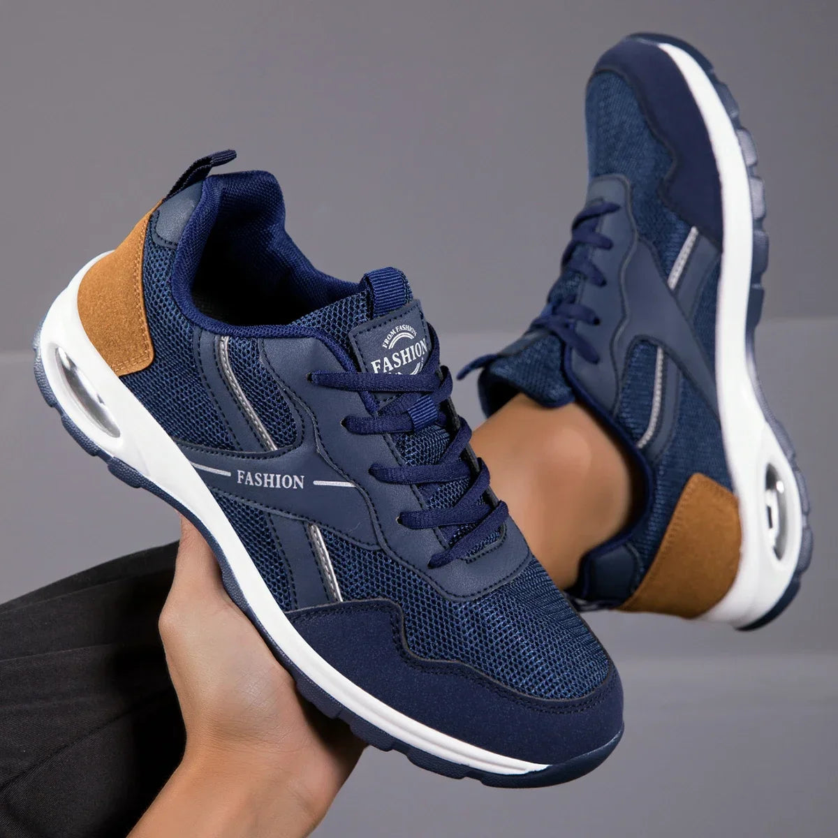 New Shoes for Men Spring Autumn Winter Lace Up Flat Sneakers Tennis Lightweight Comfortable Walking Shoes