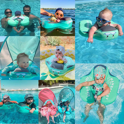 Newborn Baby Float Board New Baby Swimming Floating Toy Lying Around The Waist Solid Float Board Non-inflatable Toys