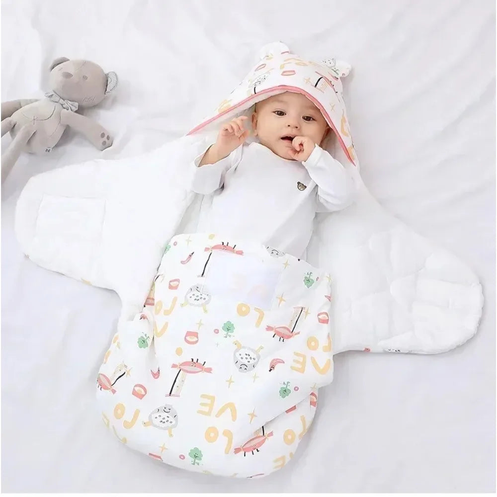 Newborns in The Delivery Room Are Wrapped in Swaddling Clothes and Sleeping Bags Made of Pure Cotton for Spring, Autumn, Winter