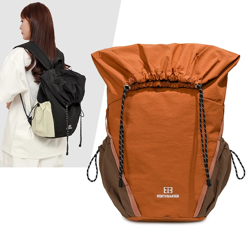 Women's Schoolbag - Ins Japanese-Style, Large-Capacity, Cute Drawstring Backpack, New Versatile Student Laptop Bag for Outdoor S