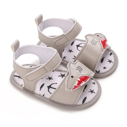 HAIZHIW Cute Cartoon 0-18M Newborn Baby Boys Summer Shoes Sandals First Walkers Newborn Shoes Casual Soft Sole Sandals