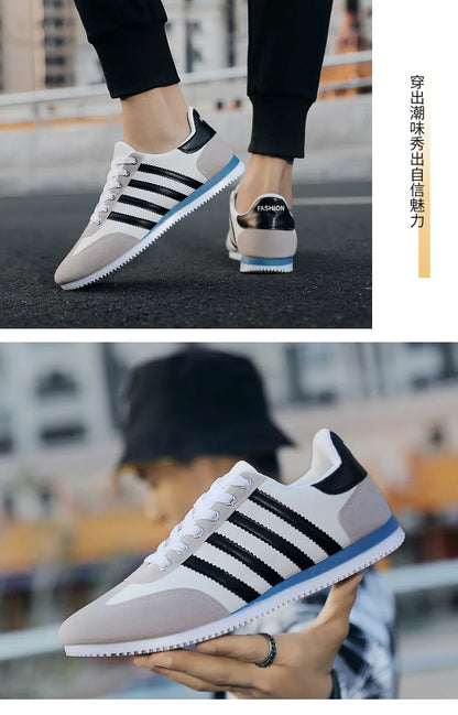 Men's Shoes Trend Casual Shoes for Men Breathable Flat Shoes Outdoor Fitness Free Sports Male Shoes Comfortable Vulcanized Shoes   (Available)