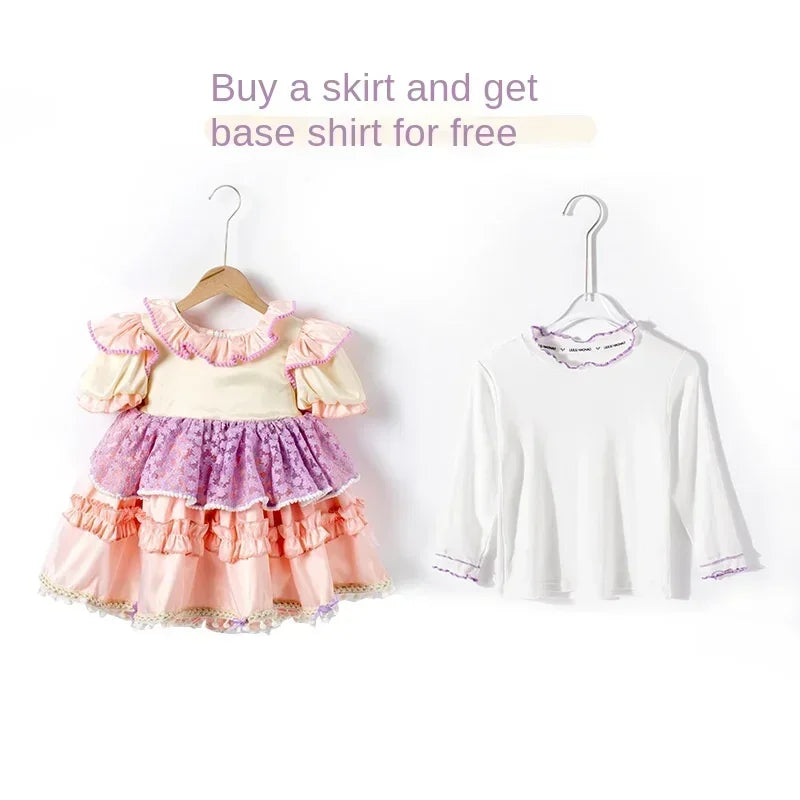 Spanish Girls Dress Baby Girls Party Dress for Kids Girl  Kids Dresses for Girls Prom Dresses Flower Girl Dresses for Weddings
