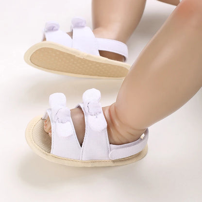 VALEN SINA 0-18M Newborn Baby Girls Summer Shoes Sandals First Walkers Newborn Shoes Casual Soft Sole Sandals Toddler Shoes (Available)