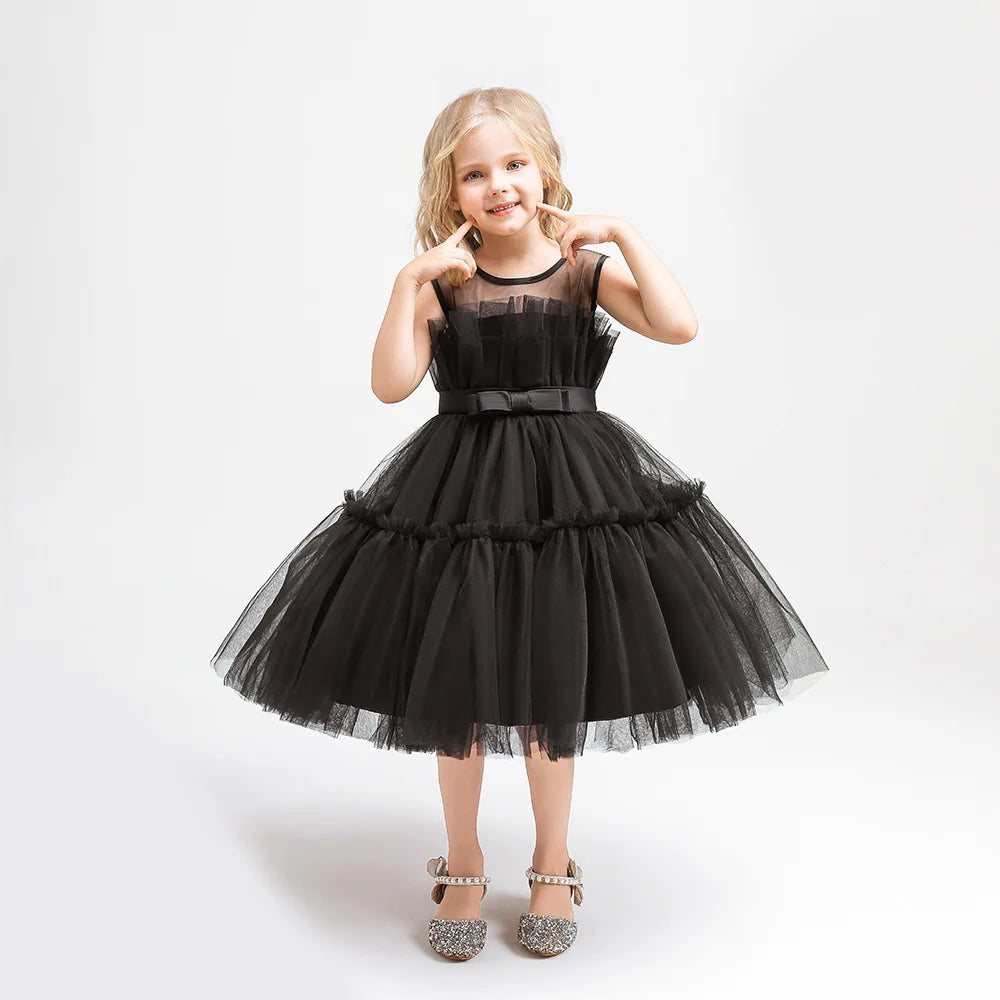 Girls Party Dress White Bridesmaid Dresses For Girls Wedding Evening Prom Gown Kids First Communiom Formal Vestidos
