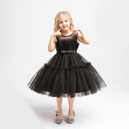 Girls Party Dress White Bridesmaid Dresses For Girls Wedding Evening Prom Gown Kids First Communiom Formal Vestidos