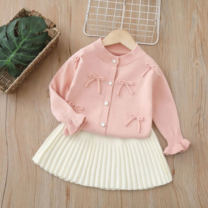 Children's Sweaters Winter Baby Girl Clothes Toddler Girl Cardigan Kids Clothes Girls Baby Girl Winter Clothes Pink Sweater   (Available)