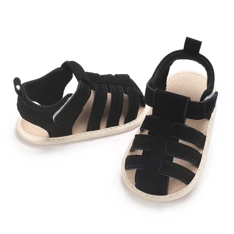 VALEN SINA 0-1Year Newborn Baby Boys Summer Shoes Sandals First Walkers Newborn Shoes Casual Soft Sole Sandals