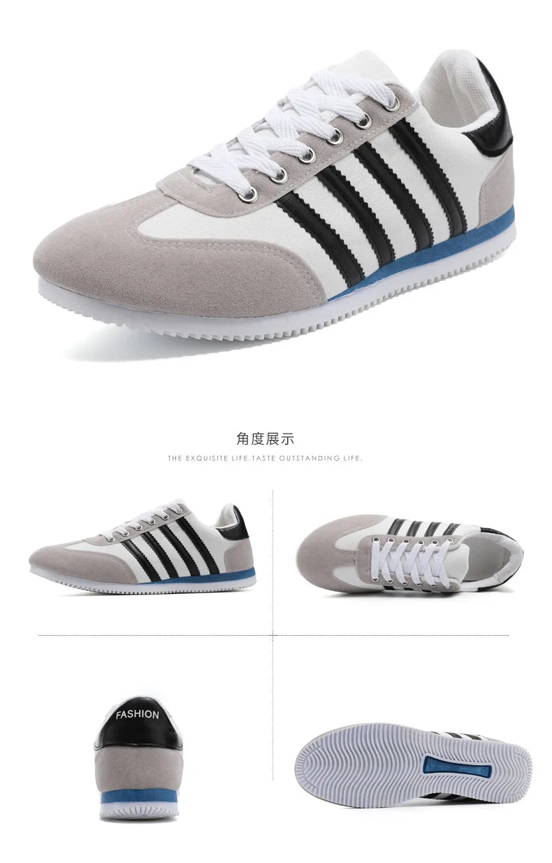Men's Shoes Trend Casual Shoes for Men Breathable Flat Shoes Outdoor Fitness Free Sports Male Shoes Comfortable Vulcanized Shoes   (Available)