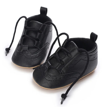 Classic Newborn Baby Shoes White Casual Shoes Boys Girls Shoes Fashion Sneakers Soft Sole Non-Slip Toddler Shoes First Walkers
