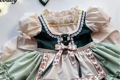 Girl Turkey Princess Lolita's Dress Festliche Kleider Mädchen  Flower Girl Dresses for Weddings Kids Dresses for Girls Eid Dress