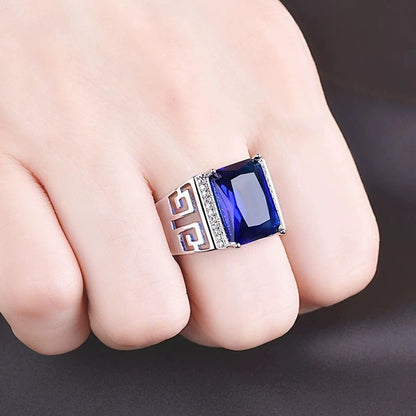 Men's Fashion Rings Simple Accessories Golden Trend Design Suitable for Fashionable Men's Accessories