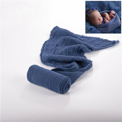 Newborn Photography Props Wrap Baby Blanket Soft Stretchable Cotton Swaddling Photography Backdrop Babies Accessories