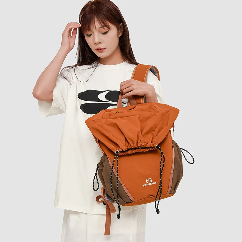 Women's Schoolbag - Ins Japanese-Style, Large-Capacity, Cute Drawstring Backpack, New Versatile Student Laptop Bag for Outdoor S
