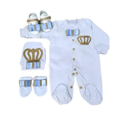Newborn Boys Romper Clothes Formal Suit 4 Piece Vest Pants and Tie Dresswear Suit Set Welcome Home 40suyi days Celebrity outfit