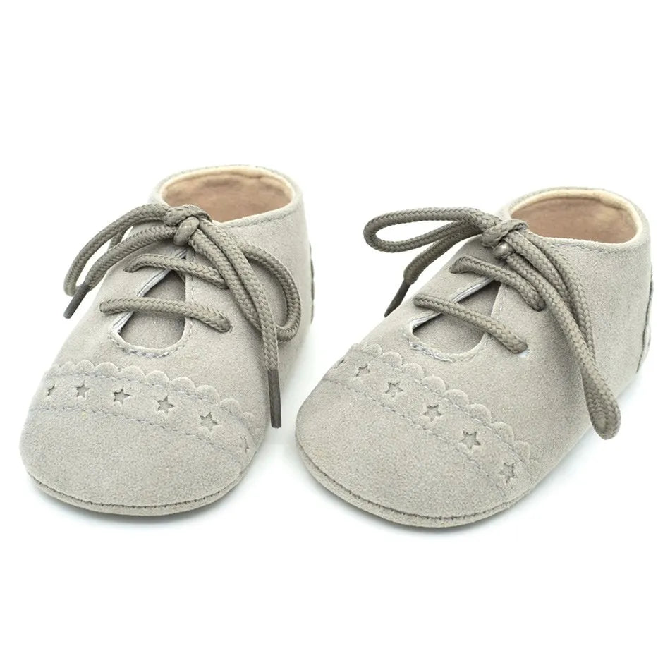 0-2 Years Baby Toddler Shoes Spring Autumn Newborn Soft-soled Warm Lace-up Shoes Baby Boys Girls First Walkers Infant Sneakers
