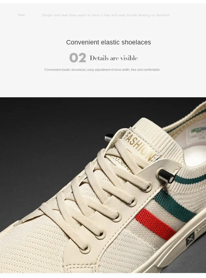 Fashion Sneakers for Men Light Mesh Breathable Outdoor Walking Loafers Male Flats Zapatos Para Hombres Luxury Men‘s Casual Shoes  (Available)