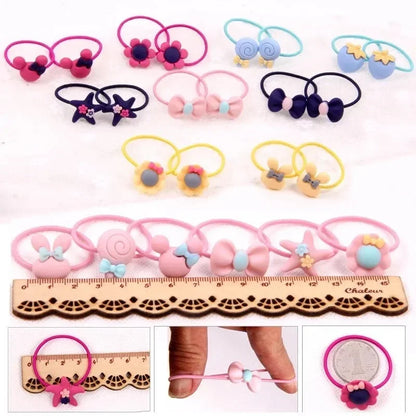 Newborn Baby Girl Hair Accessories Set - 40pcs Hair Clips, Rings, and Jewelry Box Gift for Stylish Little Princesses