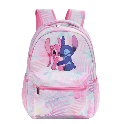 Stitch Primary School Bag Children's Cartoon Backpack Backpack Boys Girls Anime Kawaii Cartoon School Bag Mochila