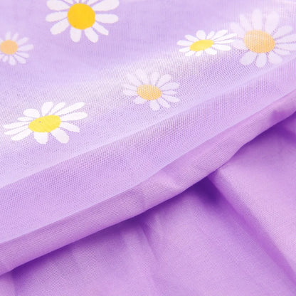 Eu's SWIND Baby Girls Summer Dresses Floral Sleeveless Birthday Party Evening Children Clothes Sweet Toddler Kids Costume
