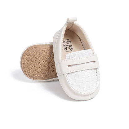 KIDSUN Baby Girls Boys Classic Loafers Infant Oxford Dress Shoes Prewalker Soft Slip On Moccasin Crib Flats Newborn Shoes