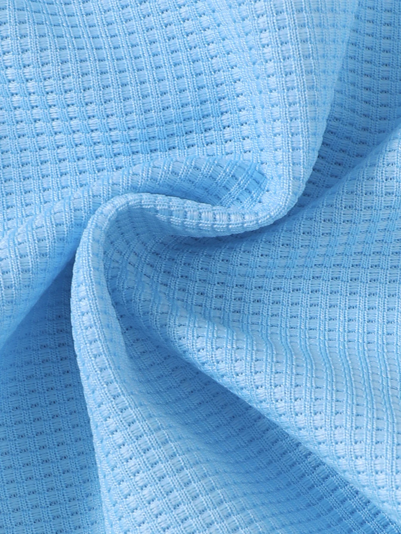 Summer Preppy Baby Boys Light Blue Matching Suit Polo Lapel Commuter Short Sleeve + Pocket Shorts Two-Piece Set