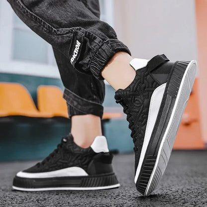 Men Sneakers Fashion Trend Luxury Brand Casual Flat Shoes Vulcanize Shoe Male Outdoors Non-slip wear-resistant Hiking Shoes 2023 (Available)