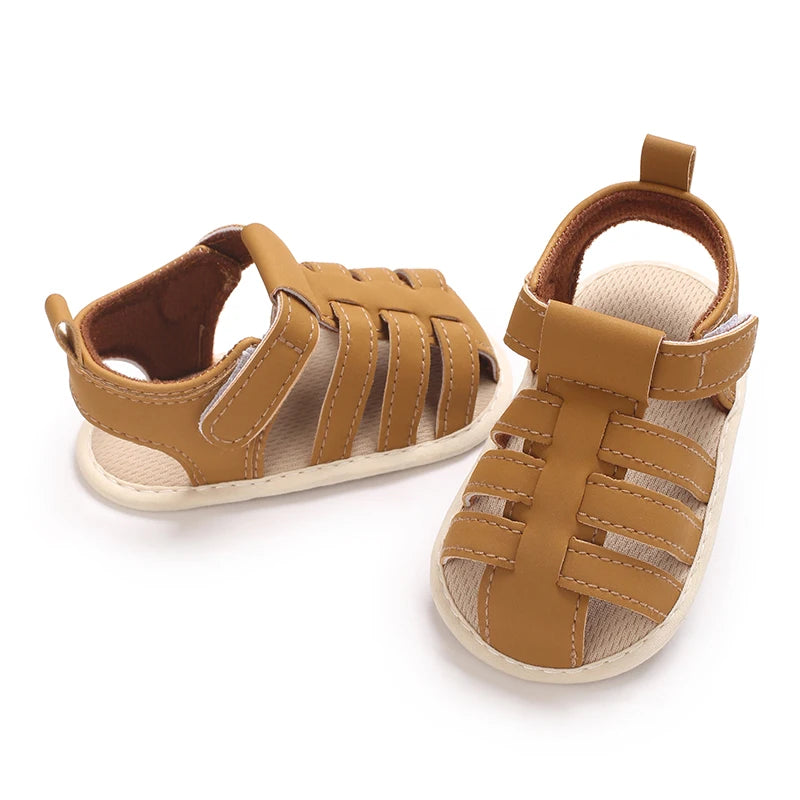 VALEN SINA 0-1Year Newborn Baby Boys Summer Shoes Sandals First Walkers Newborn Shoes Casual Soft Sole Sandals