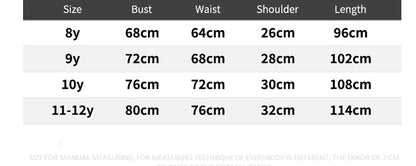 Elegant Flower Party Girls Dresses Christmas Costume Summer Wedding Bridesmaid Princess Prom Dress Birthday Flower Kids Clothing