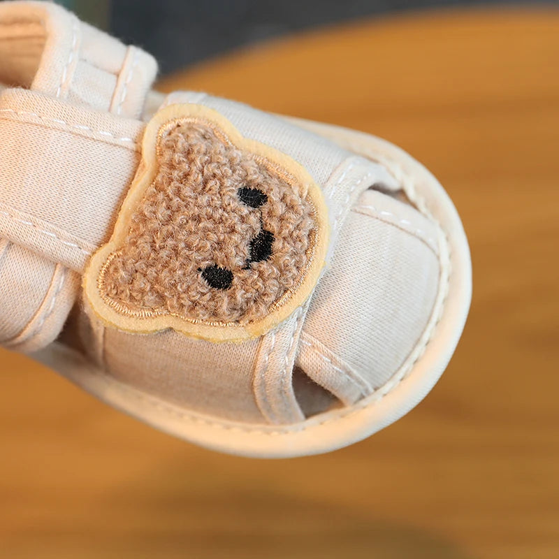 Cute Cartoon 0-18M Newborn Baby Girls Summer Shoes Sandals First Walkers Newborn Shoes Casual Soft Sole Sandals Toddler Shoes