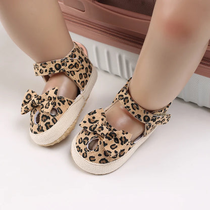 VALEN SINA 0-18M Newborn Baby Girls Summer Shoes Sandals First Walkers Newborn Shoes Casual Soft Sole Sandals Toddler Shoes (Available)