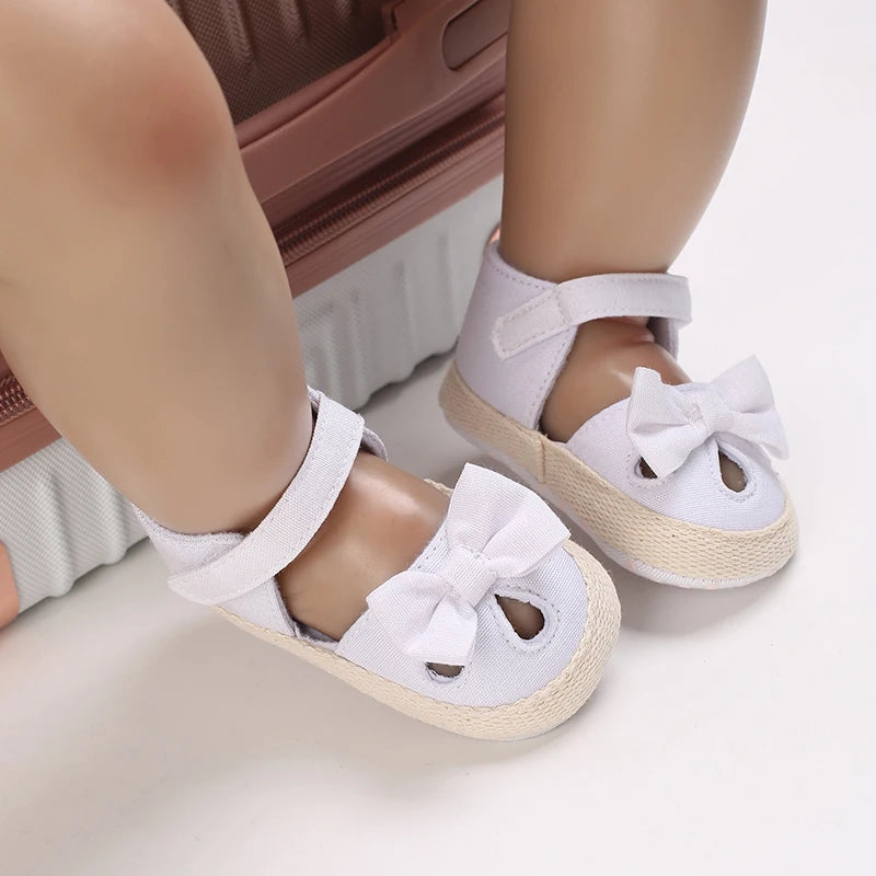 VALEN SINA 0-18M Newborn Baby Girls Summer Shoes Sandals First Walkers Newborn Shoes Casual Soft Sole Sandals Toddler Shoes (Available)