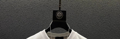 Spring New Heavy Work Light Luxury Custom Short Sleeve T-shirt Top Meteor Full Diamond T-shirt Round Neck Short Sleeve    (Available)