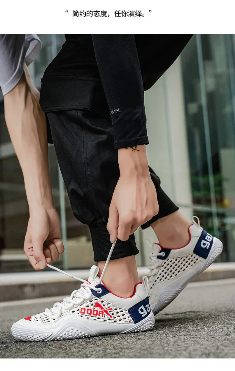 Shoes For Men Mesh Sneakers Summer Casual Breathable Sports Outdoor Hiking Tennis Running Designer Luxury Platform Loafers   (Available)