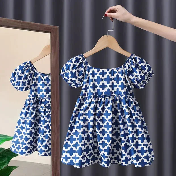 Baby Girl Princess Dress New Flower Girl Dresses Toddler Baby Girl Clothin Casual Summer Kids Girls Dress Floral Kids Clothes g