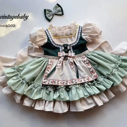 Girl Turkey Princess Lolita's Dress Festliche Kleider Mädchen  Flower Girl Dresses for Weddings Kids Dresses for Girls Eid Dress