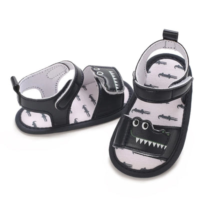 HAIZHIW Cute Cartoon 0-18M Newborn Baby Boys Summer Shoes Sandals First Walkers Newborn Shoes Casual Soft Sole Sandals
