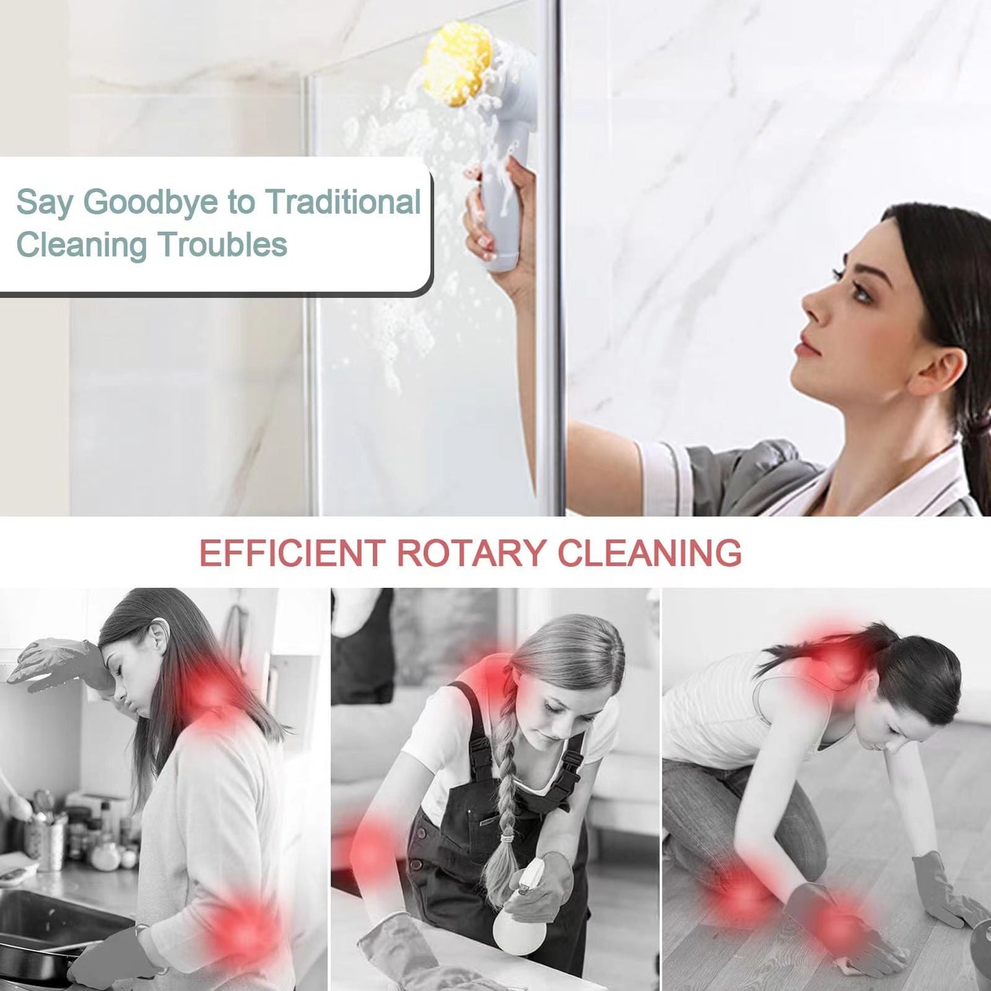 Rechargable Electrick Clining Brush