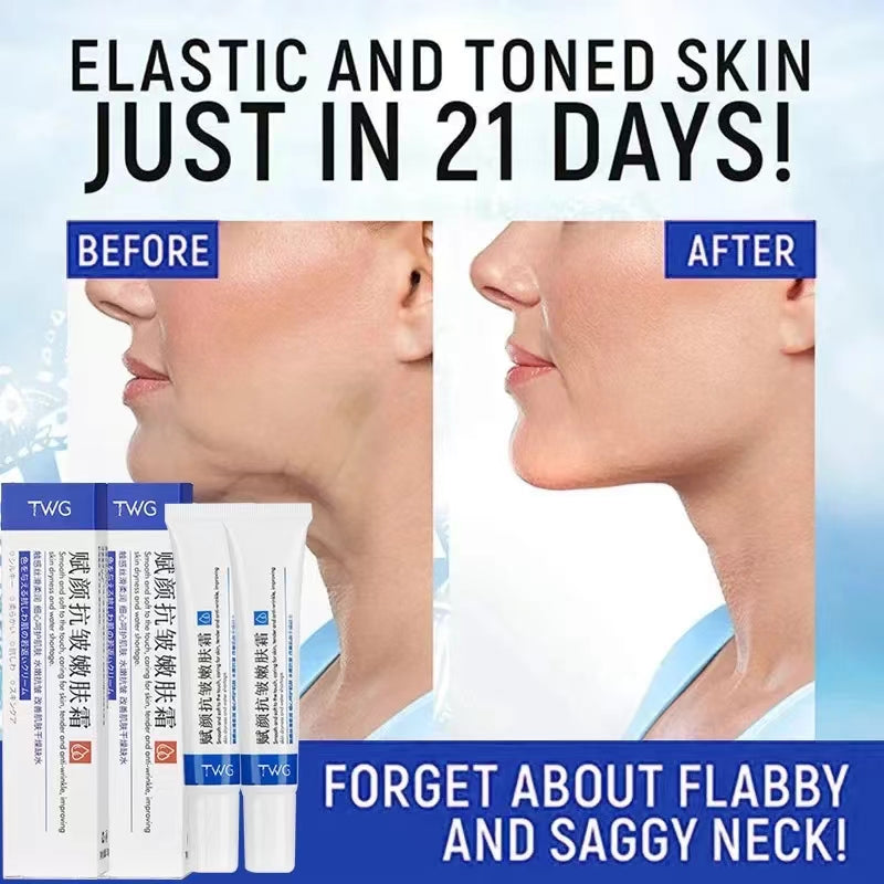 Collagen Neck Cream Eliminate Neck Wrinkle Lines Lifting Whitening Tighten Double Chin Anti-age Rejuvenation Skin Care Cream (Available)