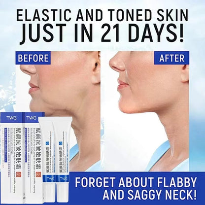 Collagen Neck Cream Eliminate Neck Wrinkle Lines Lifting Whitening Tighten Double Chin Anti-age Rejuvenation Skin Care Cream (Available)