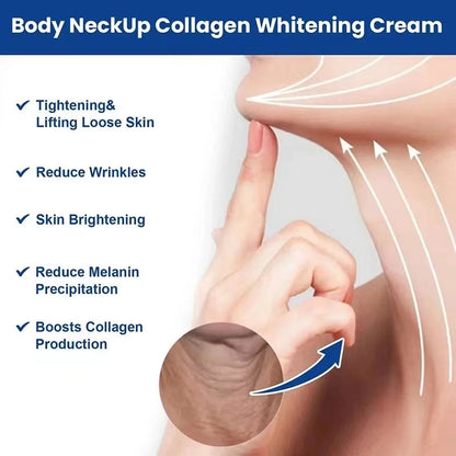Collagen Neck Cream Eliminate Neck Wrinkle Lines Lifting Whitening Tighten Double Chin Anti-age Rejuvenation Skin Care Cream (Available)