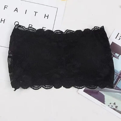 Tube Top Wireless BH Soft Seamless Bandeau Lace Bralette Bra (Available)