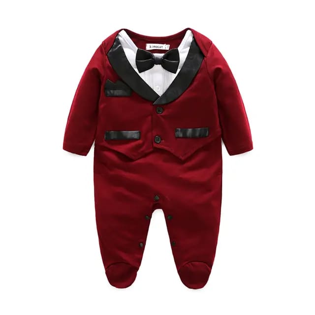 Baby bag fart crawl suit (Available)