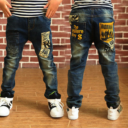 Boys' Denim Trousers Trousers Children's Clothing  (Available)