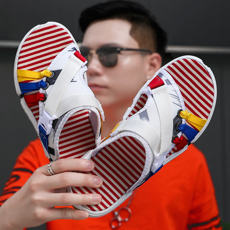 Ins Internet Hot Fashionable Men's Slippers (Available)