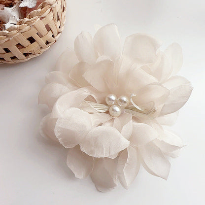 Pearl Flower Children's Side Clip Hair Accessories (Available)