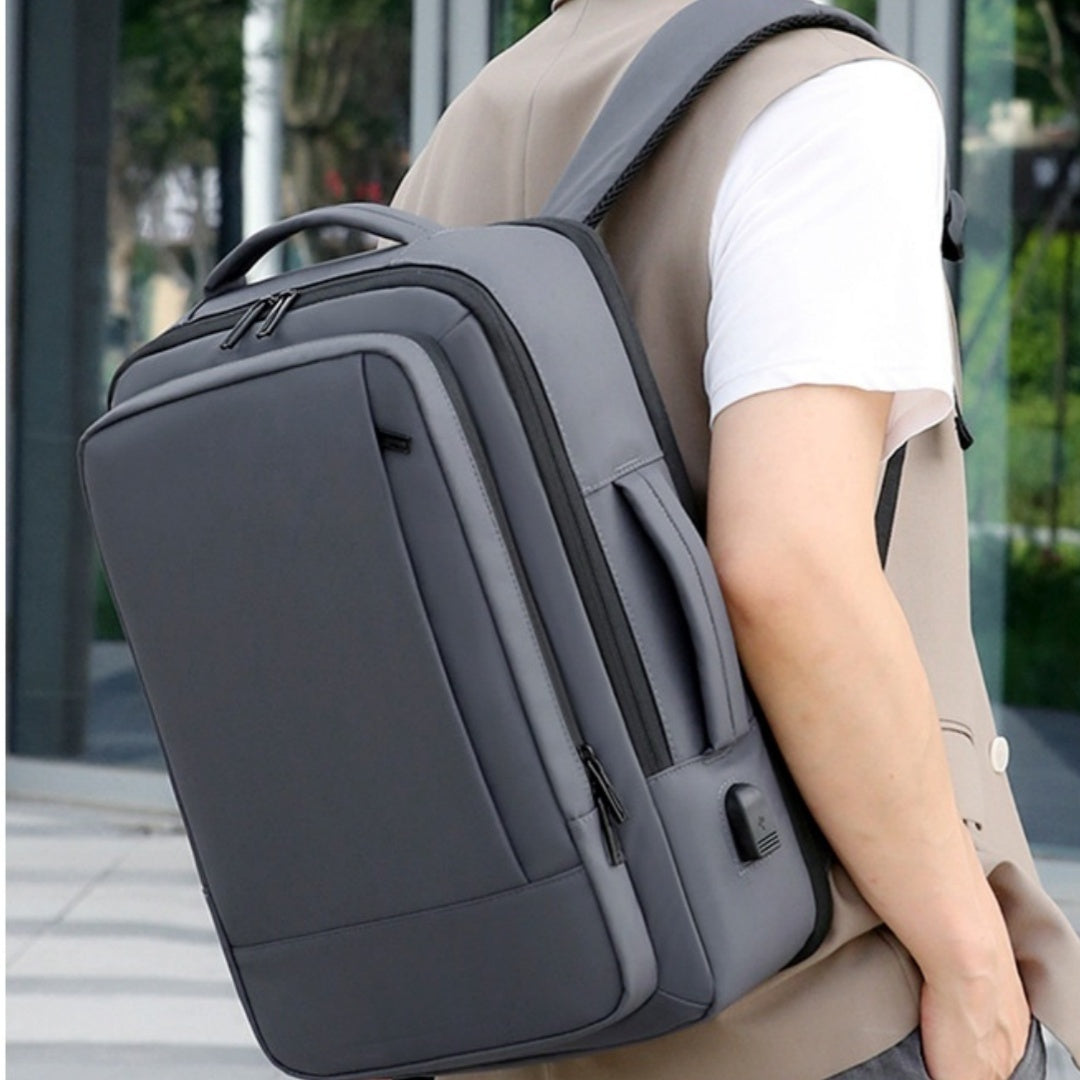 Backpack Men's Large Capacity Outdoor Travel Bag Hand-carrying Multifunctional Business Computer Bag Simple (Available)