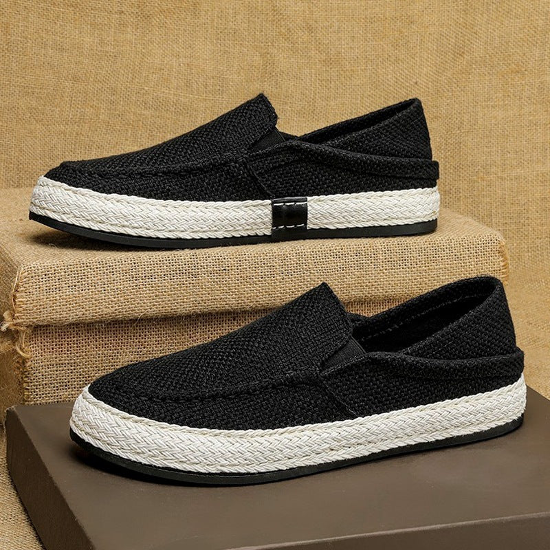 Summer Leisure Old Beijing Linen Cloth Shoes (Available)