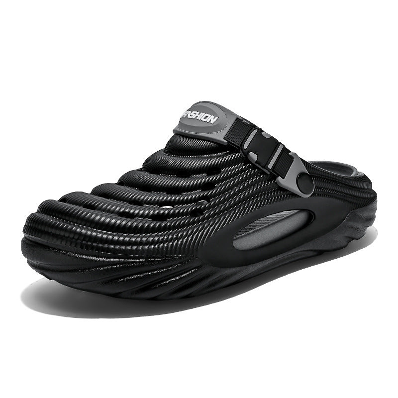 Men's Simple And Stylish Casual Platform Slippers (Available)