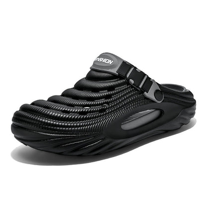 Men's Simple And Stylish Casual Platform Slippers (Available)